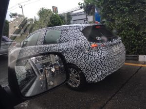 Asia-spec-Toyota-Yaris-facelift-rear-three-quarter-spotted-testing