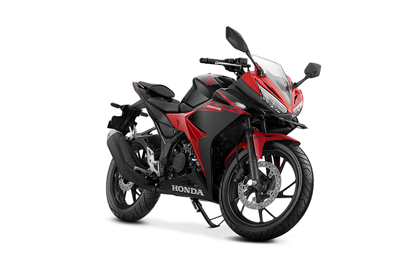 2019 Honda CBR150R  victory  black  red  front three quarter 