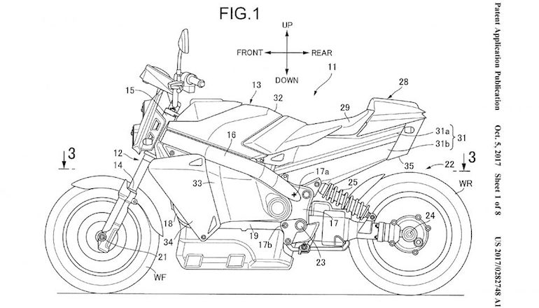 Honda Motorcycle Fuel Cell