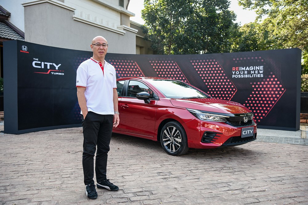 ซาโตรุ อะซุมิ หัวหน้าทีมวิศวกรผู้พัฒนา ฮอนด้า ซิตี้ ใหม่ บริษัท ฮอนด้า อาร์แอนด์ดี จำกัด ประเทศญี่ปุ่น