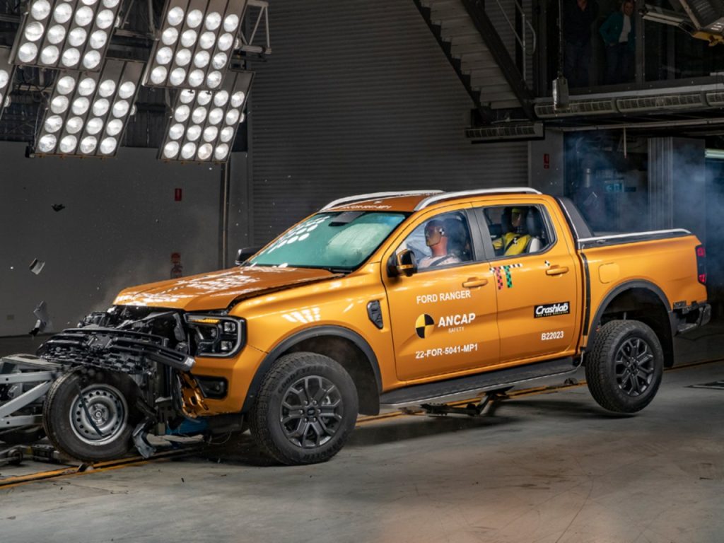 Ford ranger 2022  ทดสอบชน Ancap