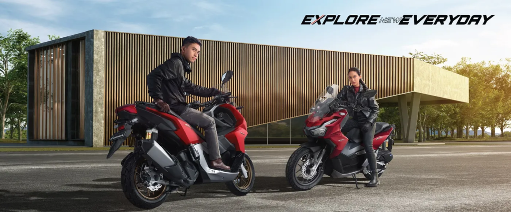 Honda ADV 160 โฉมขาย ในอินโดนีเซีย Honda ADV 160 โฉมขาย ในอินโดนีเซีย
