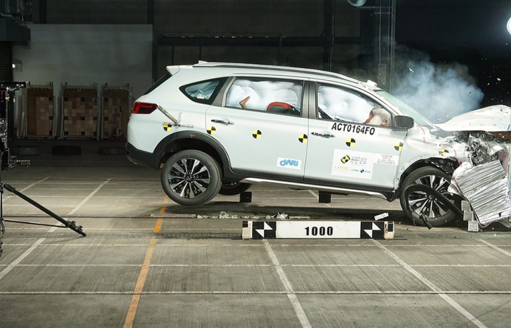การทดสอบชน Honda BR-V ของ Asean Ncap การทดสอบชน Honda BR-V ของ Asean Ncap