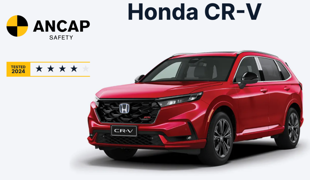 Honda CR-V 2024 Crash test Ancap