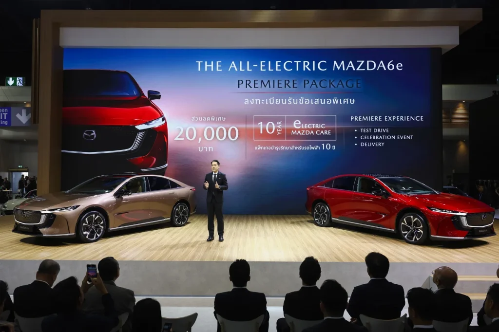 รถยนต์ไฟฟ้า Mazda 6e